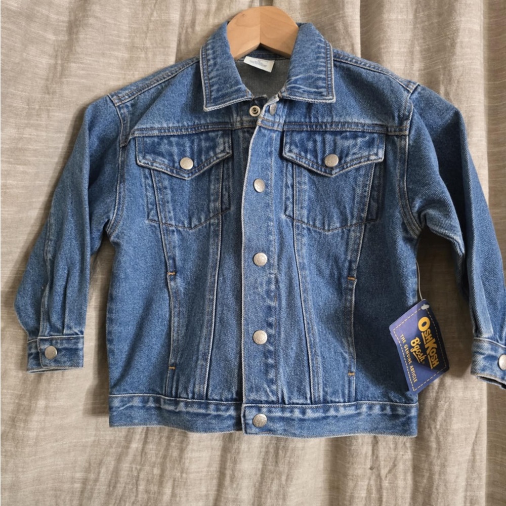 Nwt Vintage OshKosh B'gosh Blue Jean Jacket Classic Design